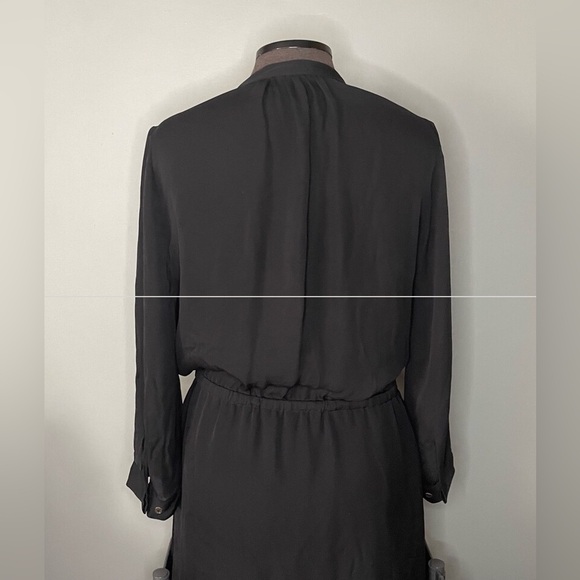 Aritzia Babaton Bennett 100% Silk Black Dress EUC - Picture 7 of 10
